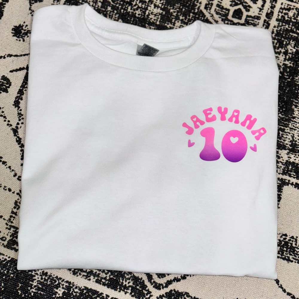 Kids birthday shirt